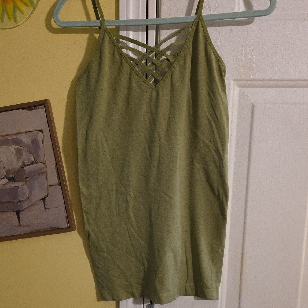 Zenana Outfitters Olive Green Camisole